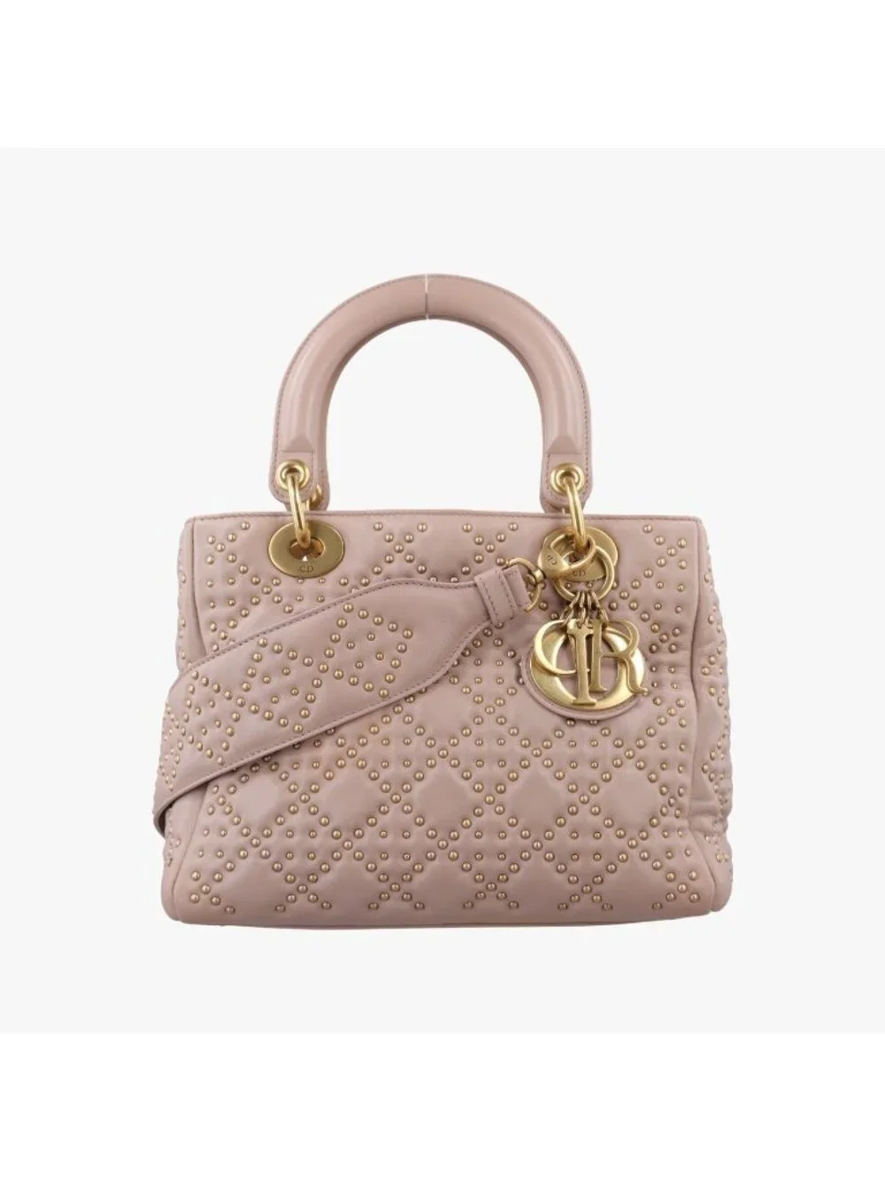Dior Lady Pink Lambskin Handbag